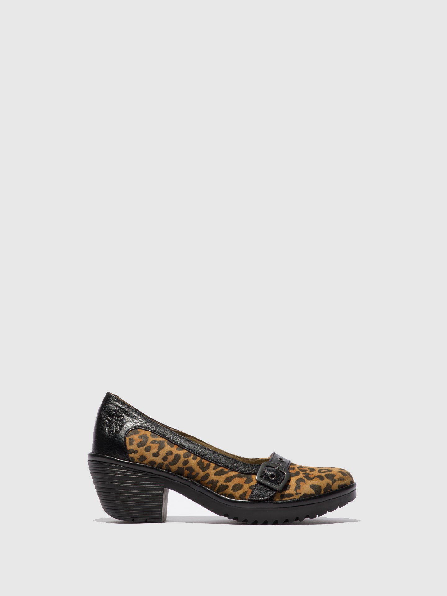 Fly London Sapatos Slip-on WASB343FLY CHEETAH/MOUSSE TAN/BLACK